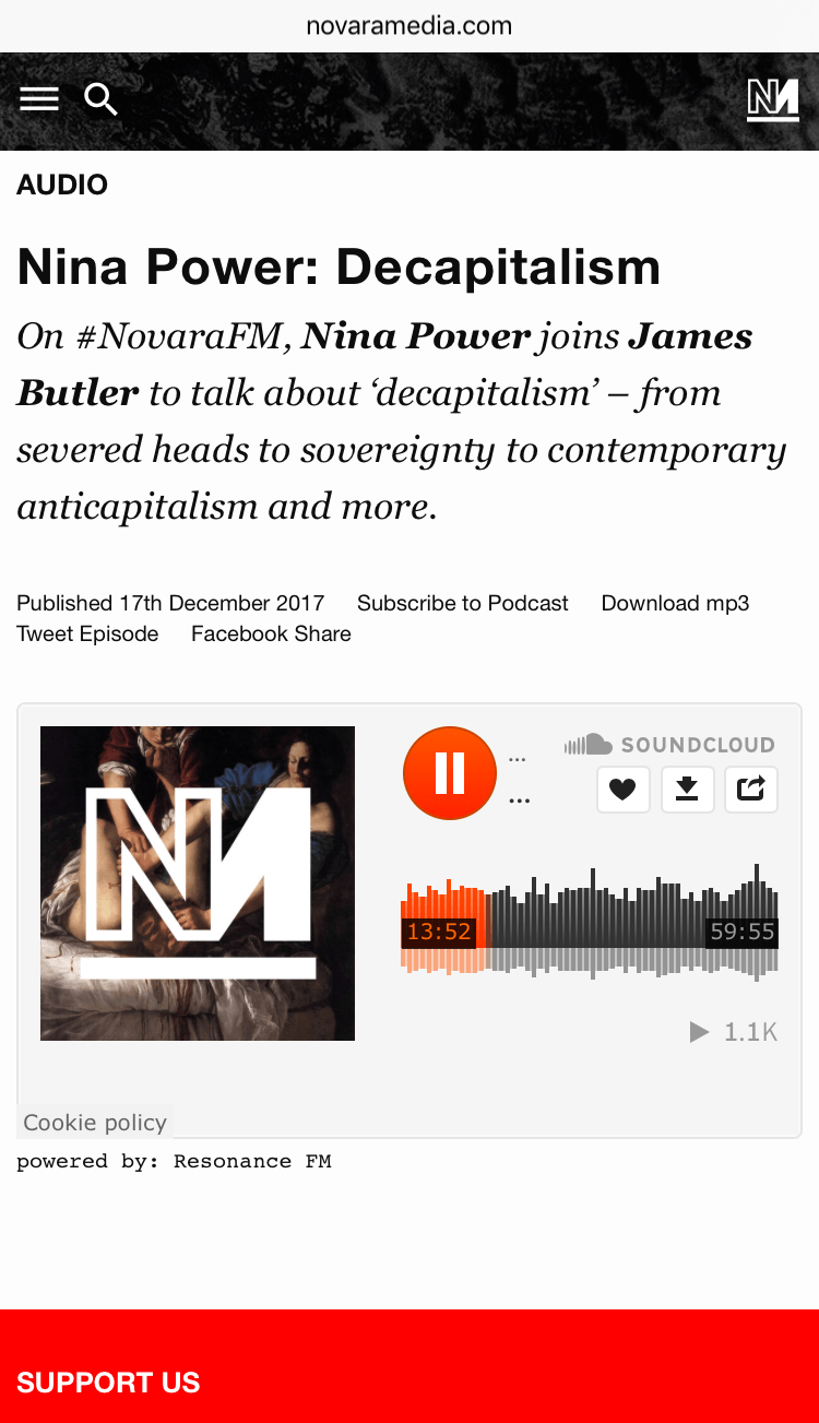 Nina Power is part of the conference program of transmediale 2018 face value.
