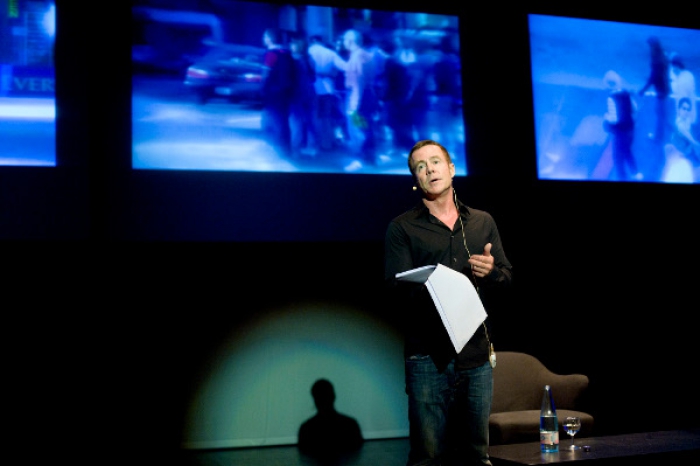 Picture of "GATHERINGS 1: EVENT, AGENCY, AND PROGRAM", performance by and with Jordan Crandall