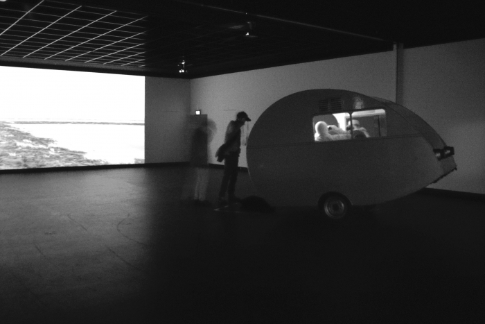 Photo: Jonathan Gröger / transmediale CC BY SA 4.0 Impression of the exhibition "Survival and Utopia: Visions of Balance in Transformation"
